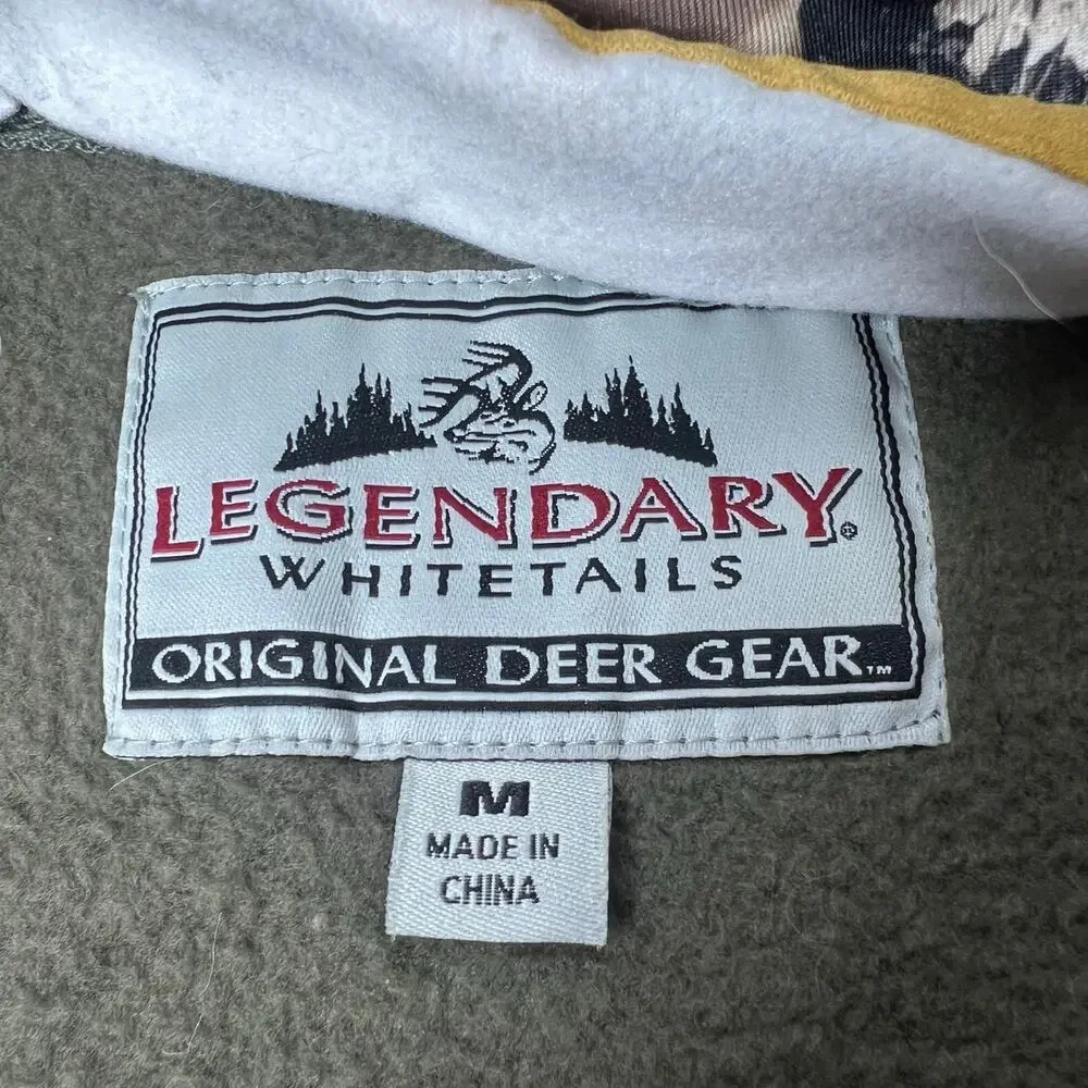 Legendary Whitetails Men's Doubletime‎ Performance Full Zip Hoodie Sweatshirt M